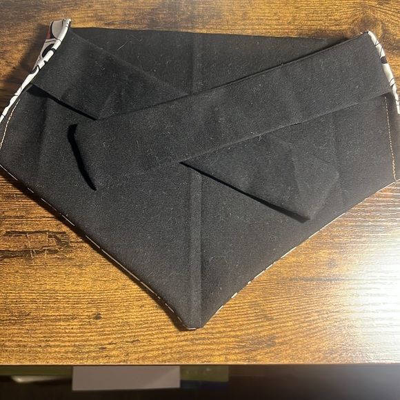 Black and Whote Mickey Mouse Dog Bib - Picture 3 of 3